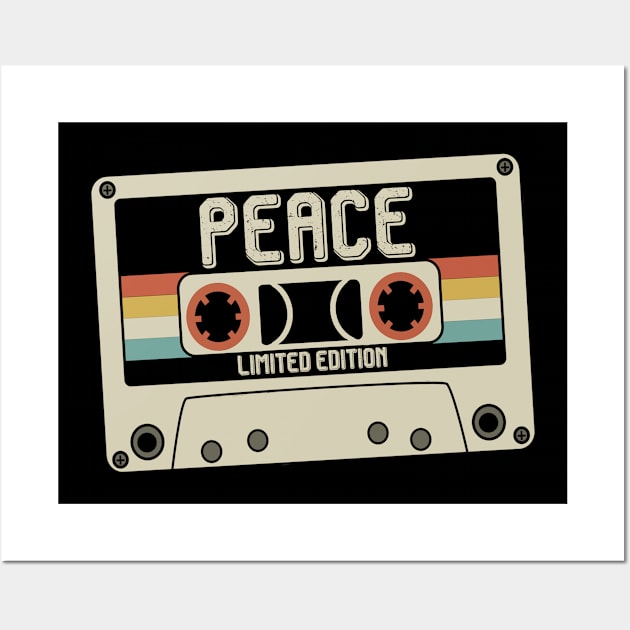 Peace - Limited Edition - Vintage Style Wall Art by Debbie Art
